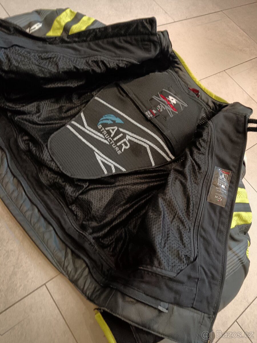 Spyke Estoril Sport-Pánská kožená moto kombinéza, dvoudílná - 9