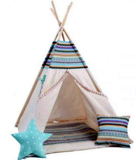 Dětský stan teepee Elis Design, styl Montessori - 9