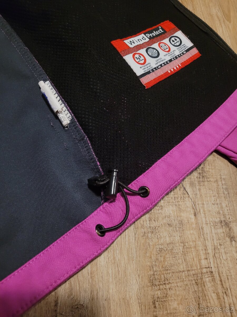 Lehká růžová softshellová bunda CMP - 9