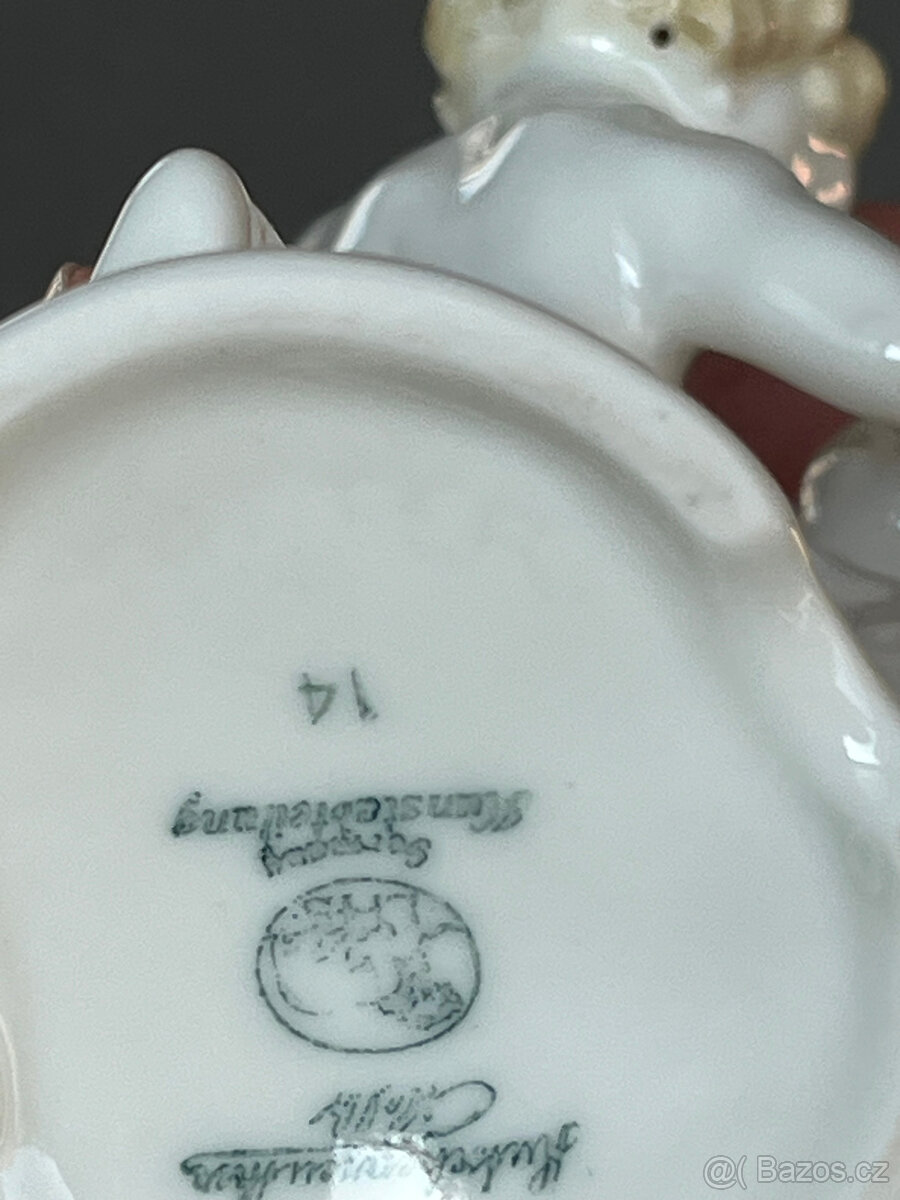 Hutschenreuther Sběratelská soška Putti 12 cm - 9