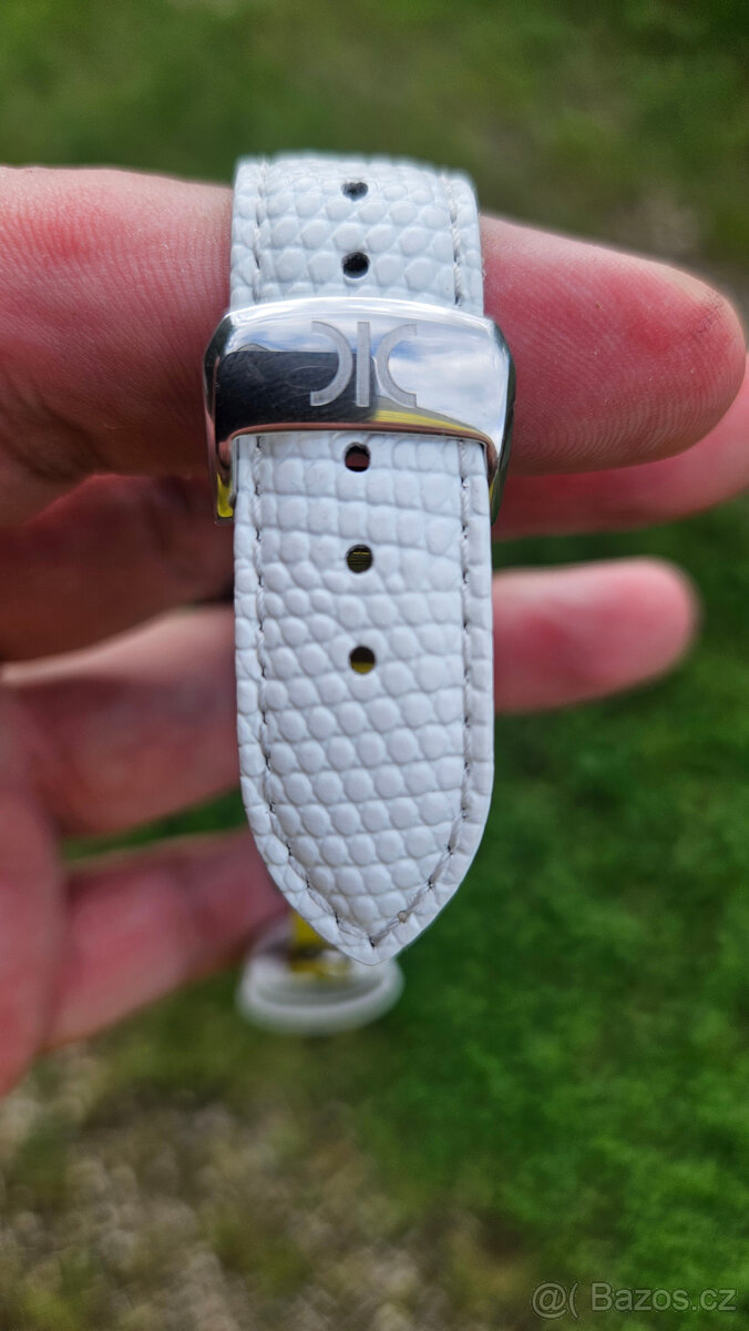 Diamantové automatické dámske hodinky DIC A9261A biele - 9