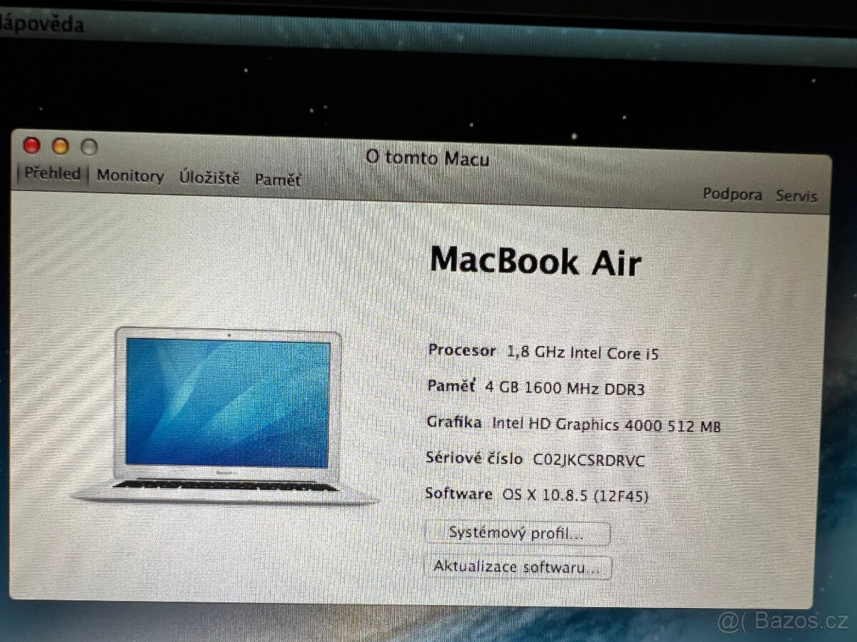 MacBook Air5,2 - nová originální baterie, bez vad - 9