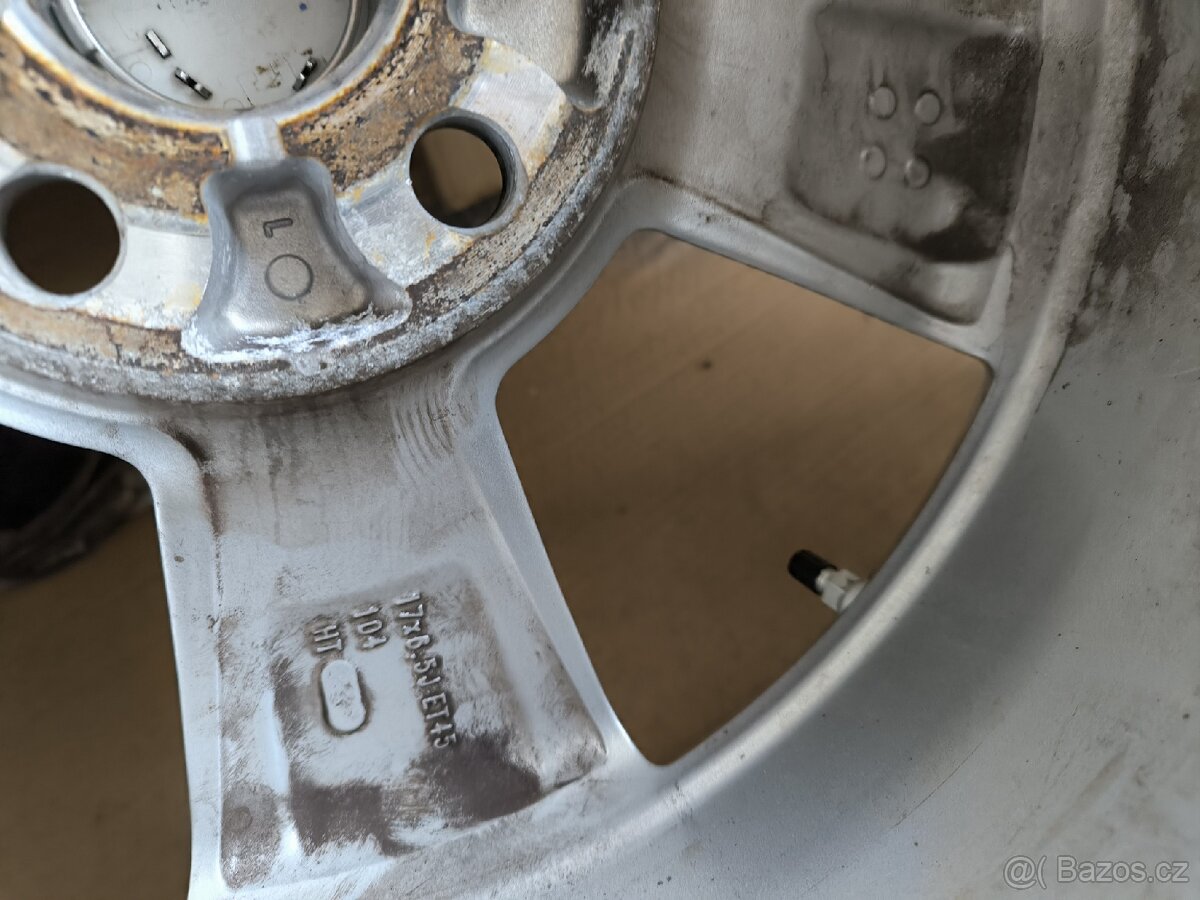 ALU kola Toyota CHR 5x114,3 R17 Originál, zimni pneu+TPMS - 9