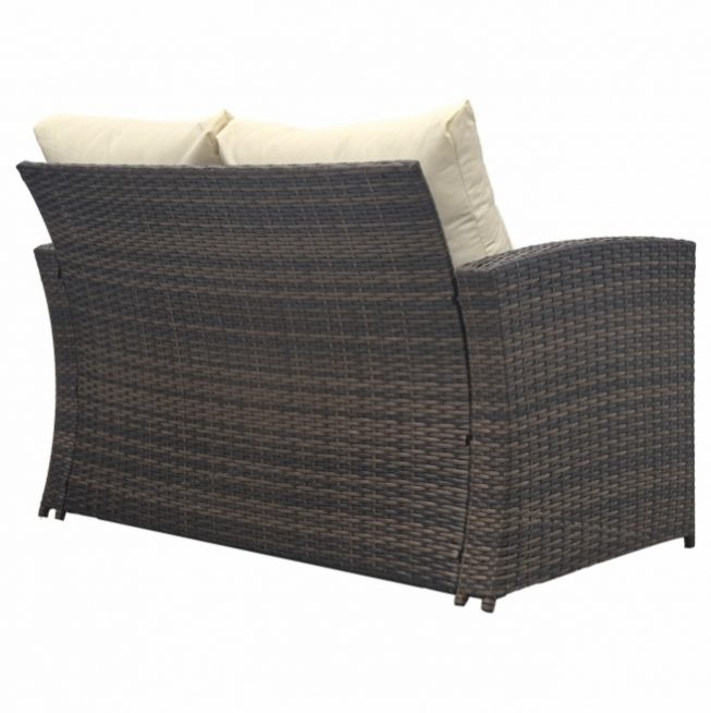 Set zahradního nábytku stolek, 2 x křesla, 2 x sedačka - 9