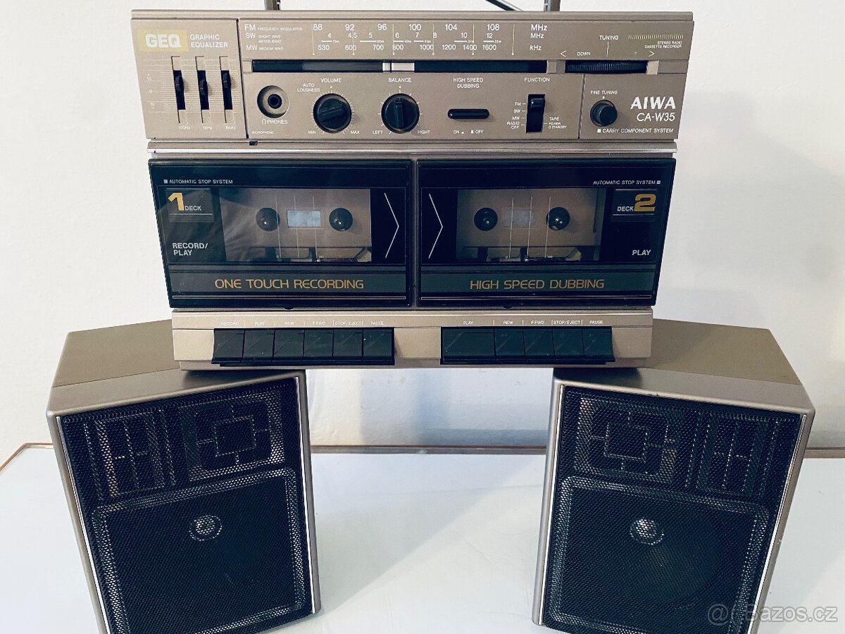 Radiomagnetofon Aiwa CA-W35, rok 1984 - 9