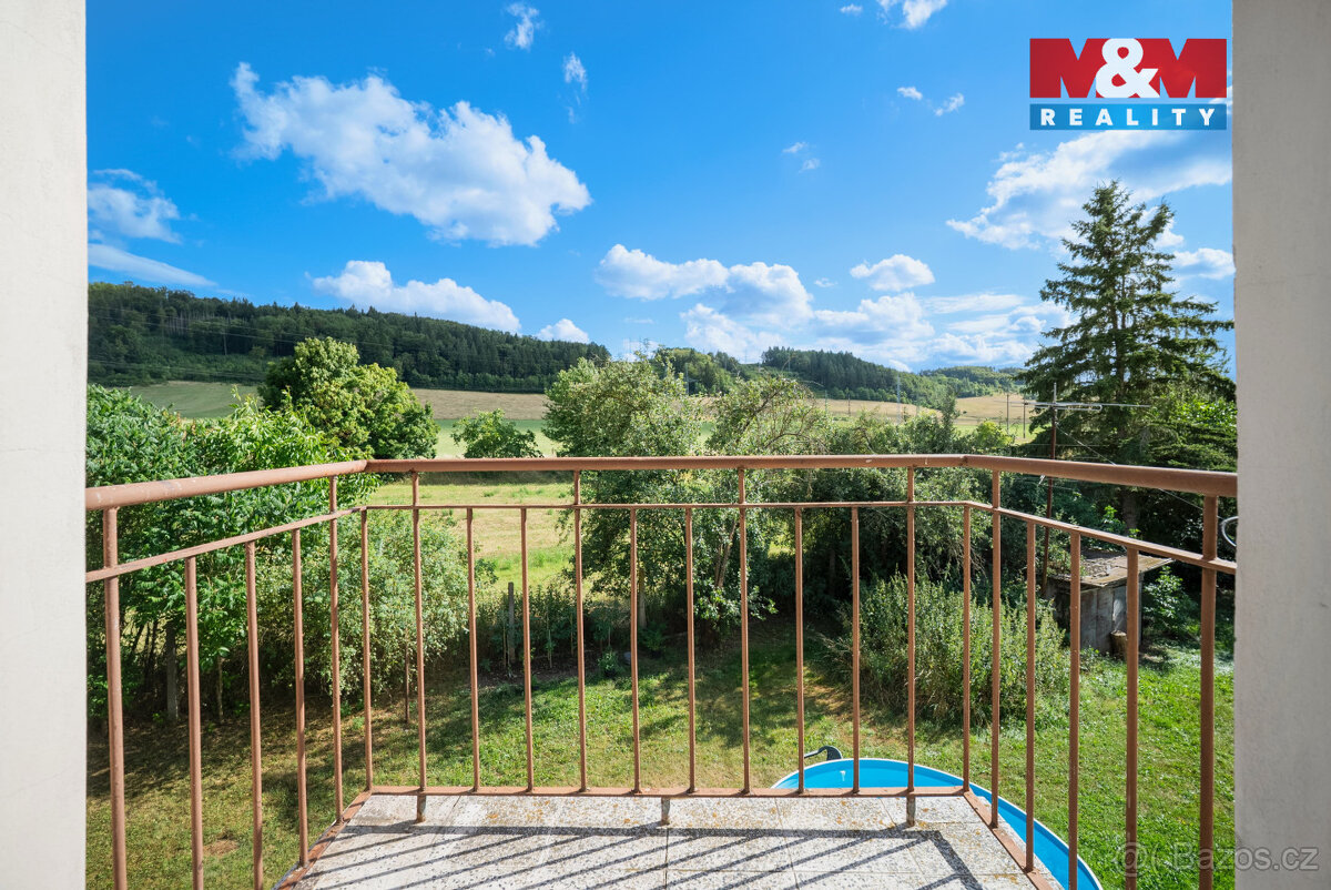 Pronájem bytu 3+kk, 55 m², Tetín, ul. U Rozvodny, balkon - 9