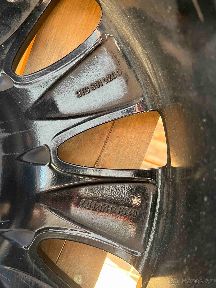 Alu kola 5x112, 7,5Jx17 H2, ET49 - 9