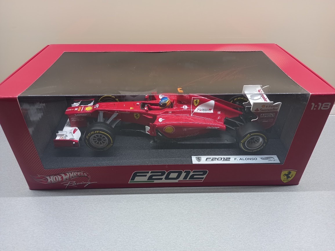 6x F1 FERRARI F10 F150 F2012 MASSA A ALONSO HOTWHEELS 1:18 - 9