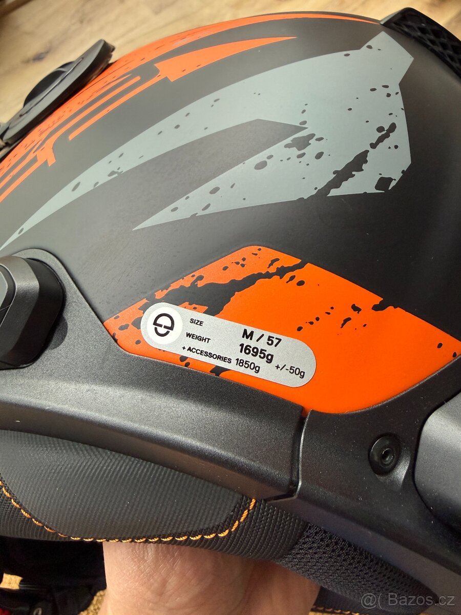 Helma Schuberth E2 Explorer Orange (M 57-58cm) - 9