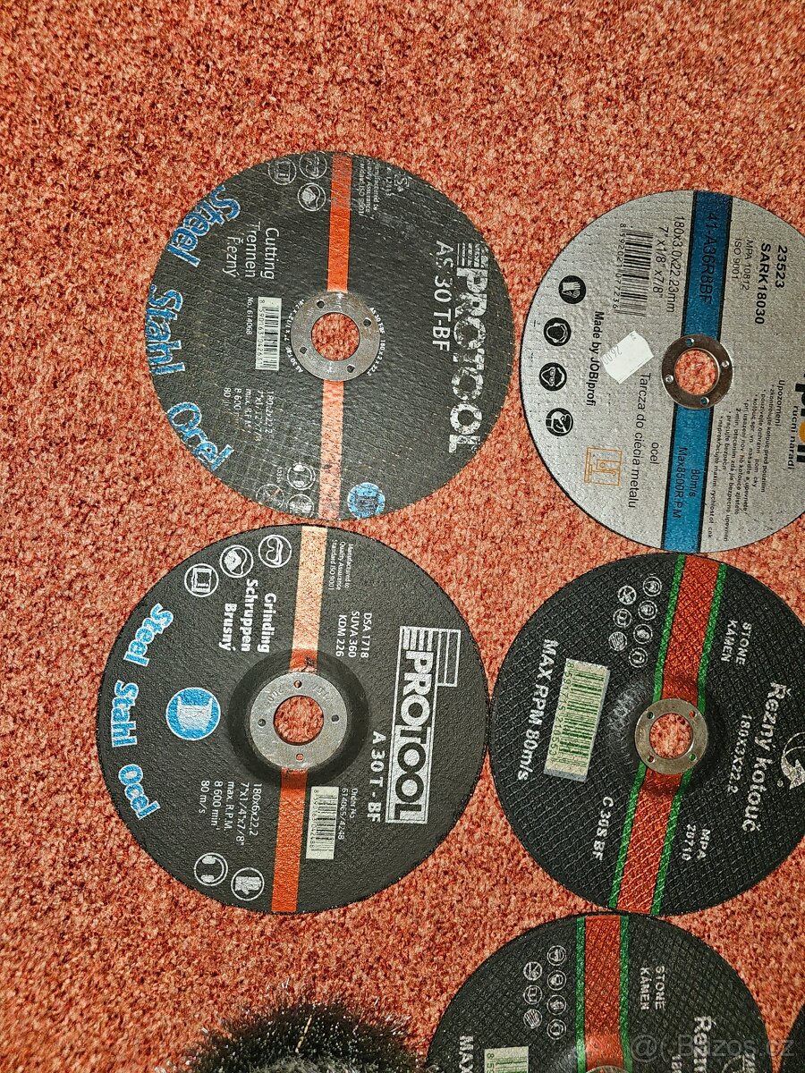 Kotouče a kartáč flexa / úhlová bruska 180mm za 199,-Kč - 9