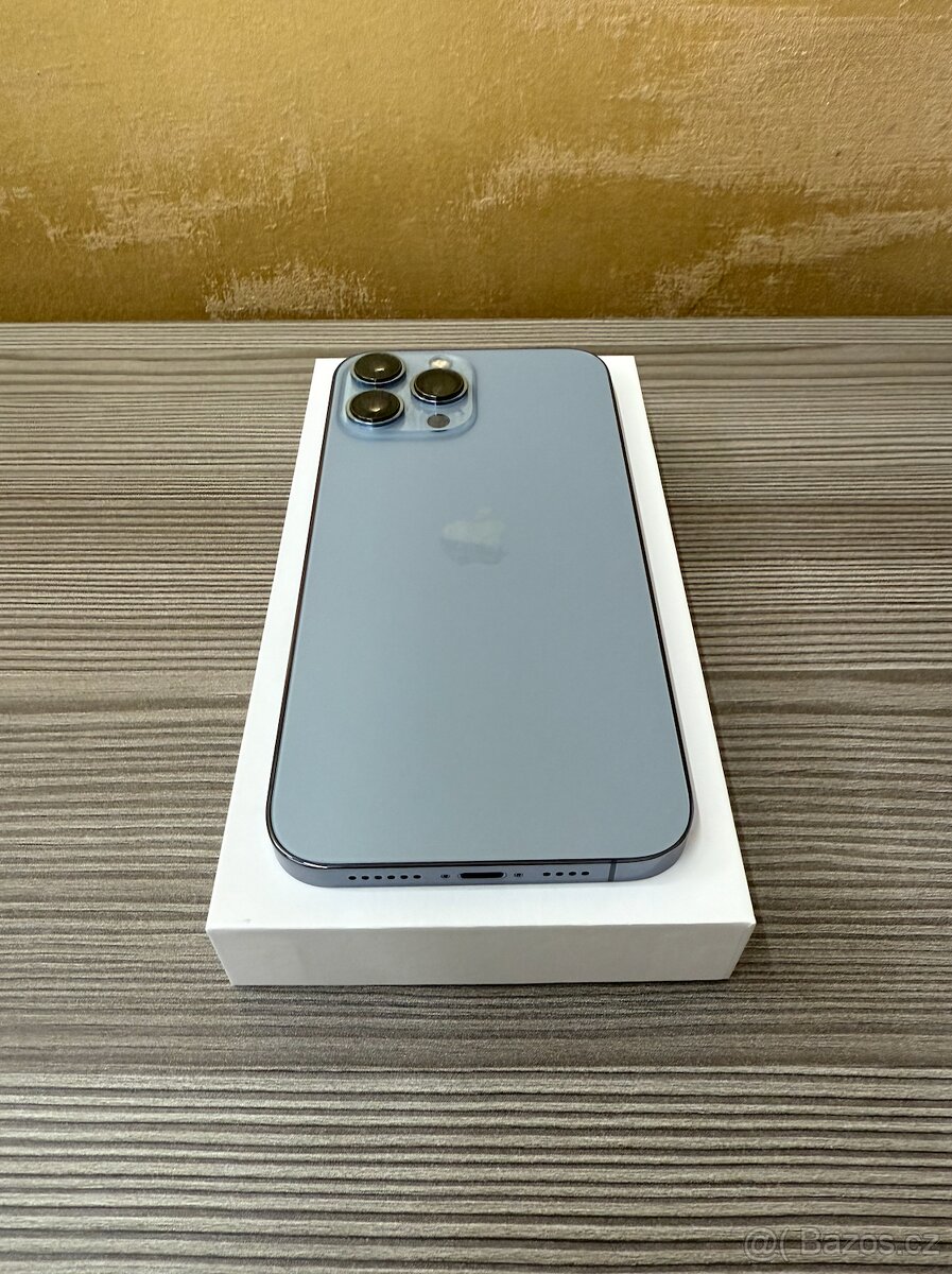 Apple iPhone 13 Pro Max 128GB modrý, baterie 100% - 9