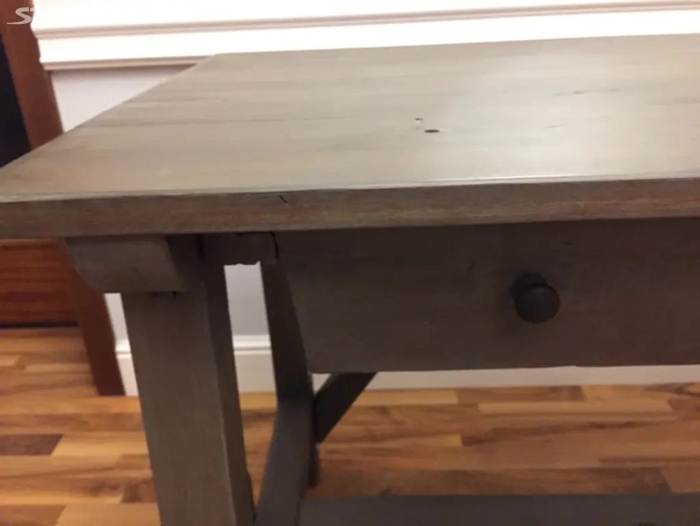 Rustikální masivní psací stůl, výrobce Loberon - 9