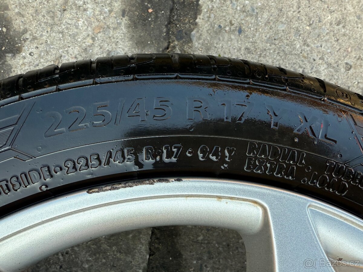 SEAT - originální alu kola 17" - 9