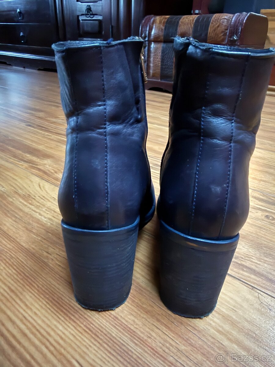 kožené boty Tommy Hilfiger, vel. 39 - 9