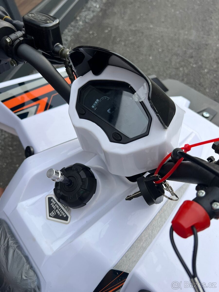 Dětská čtyřkolka FUN 125cc 3G8 - bílo oranžová model 2026 - 9