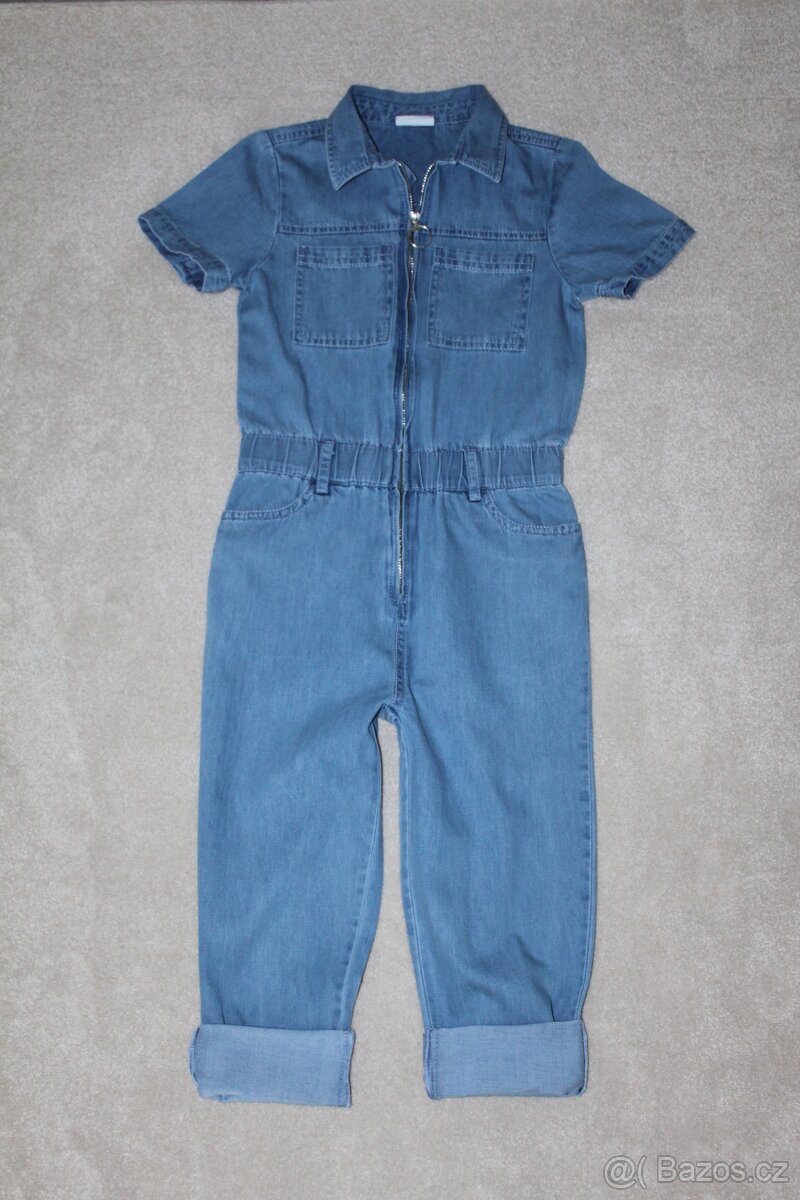 Džínový overal / kombinéza Coccodrillo vel. 128 - 9