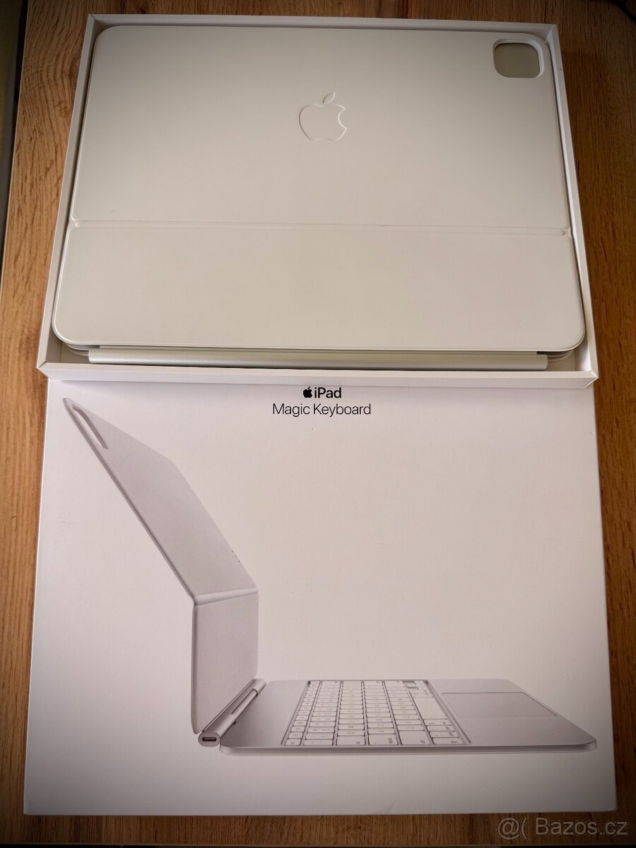 iPad Pro 13" M4 + Magic Keyboard, bílá CZ - 9