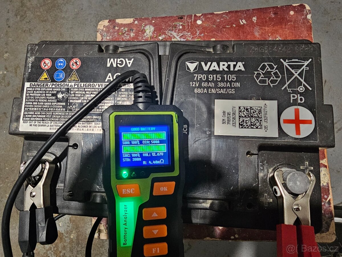 Autobaterie Varta STOP/START AGM 12V 68Ah 380A - 9