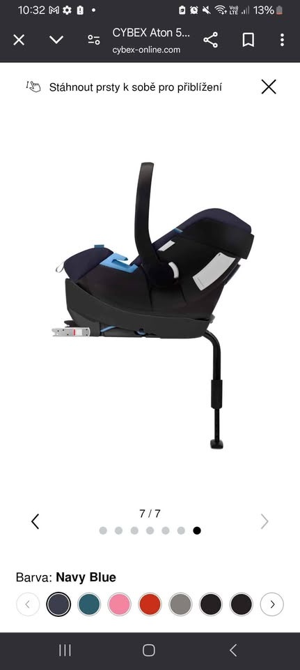 Vajíčko Cybex gold včetně izofixu - 9