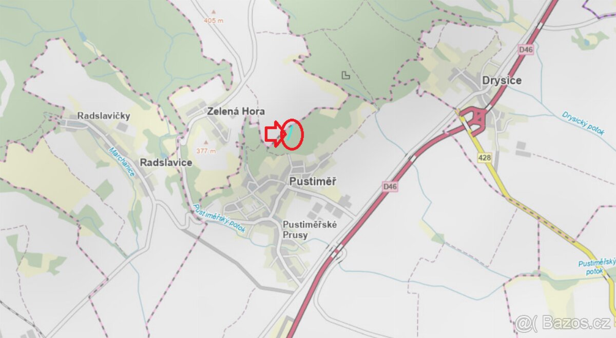 Prodej lesního pozemku k.ú. Pustiměř - 9