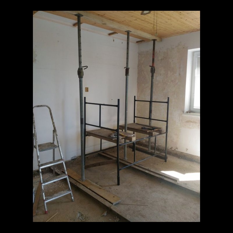 Lešení 163x100 cm s prac. výškou až 3,5 m - 9,5 m - 9