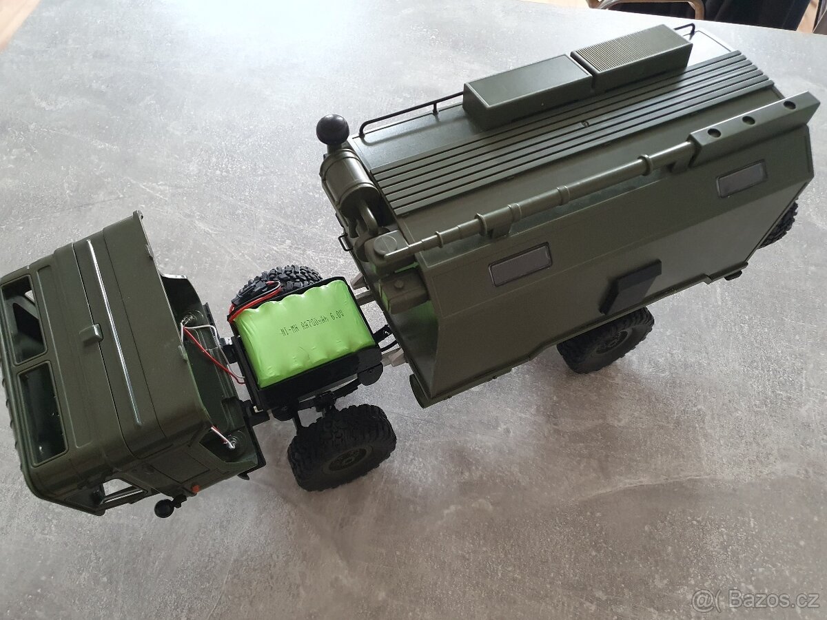 RC Military Truck GAZ 1/16 4WD zelený - 9