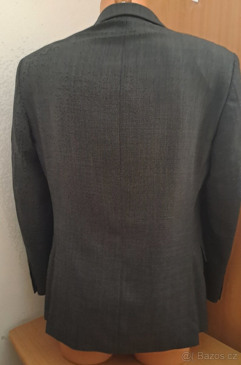 Pánské šedé sako M&S Collection/48-M/2x52cm - 9