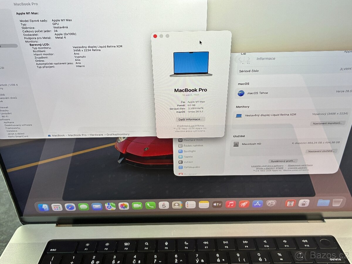 MacBook Pro 16'' 2021 / M1 Max / 64GB / 512GB SSD - DPH - 9