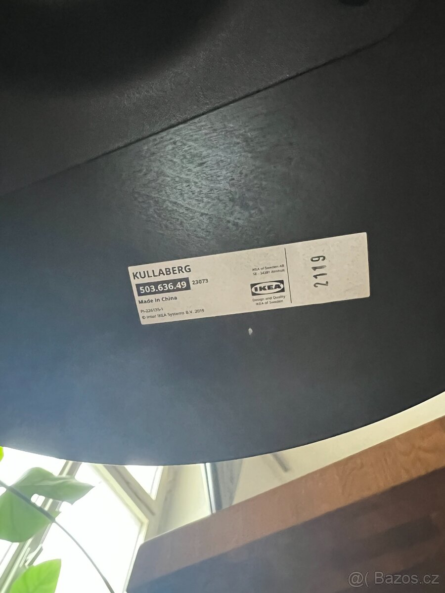 IKEA KULLABERG – 2× barová židle/stolička, černá - 9