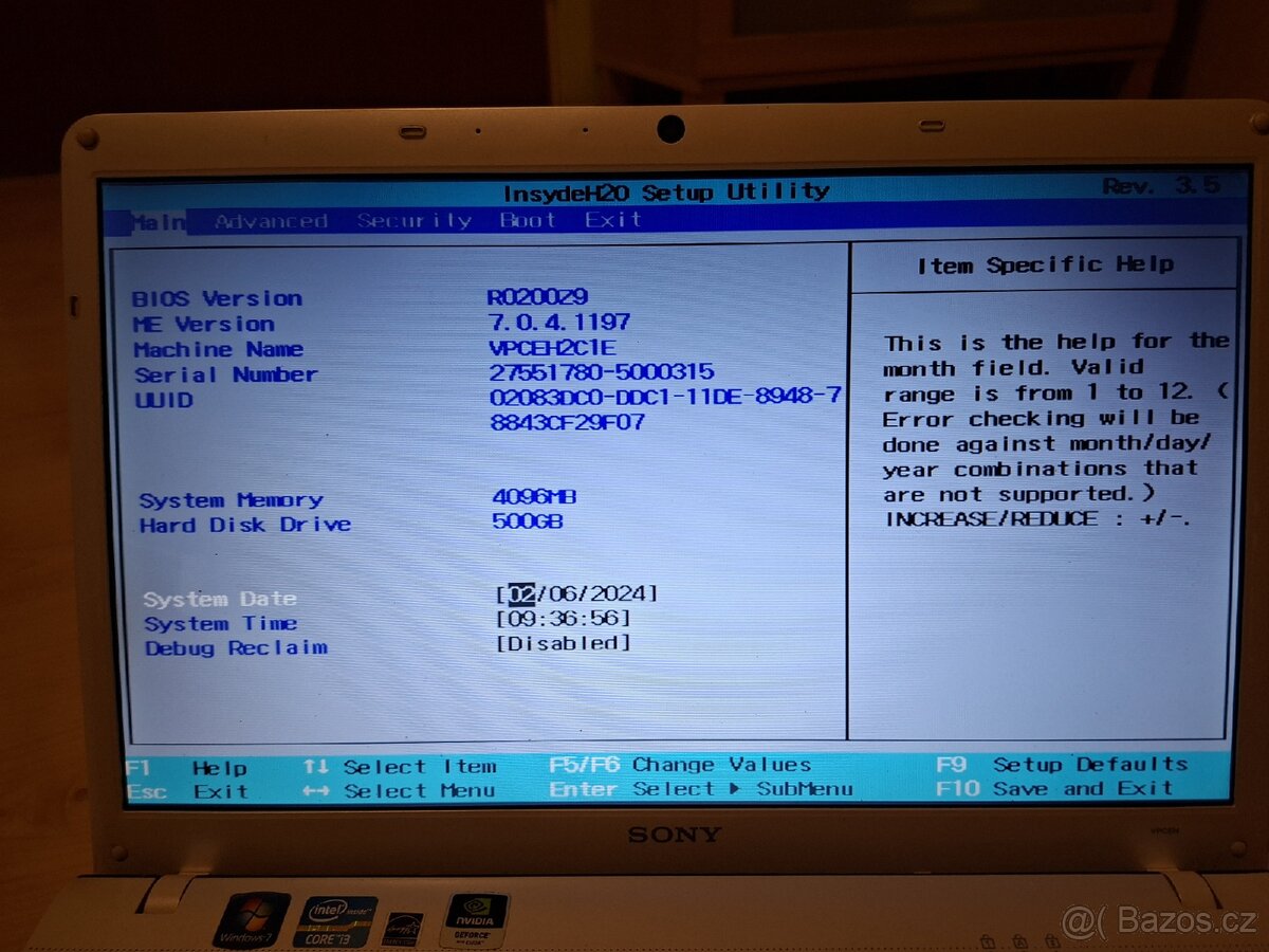 Notebook Sony Vaio VPCEH PCG-71811M - 9