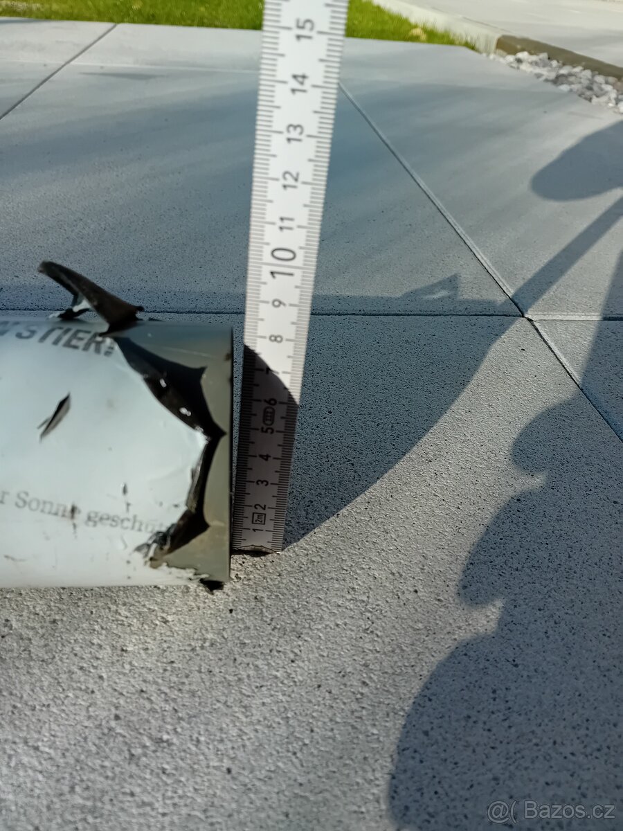 PREFA okapový svod DN 80+sběrná klapka-světle šedá - 9