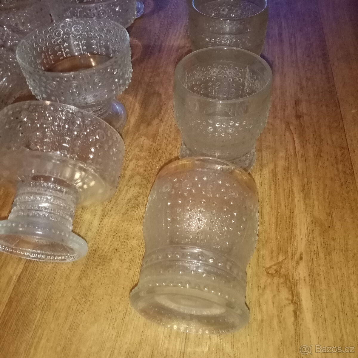 Prodám staré české sklo, poháry, duritky, vázičky apod. - 9