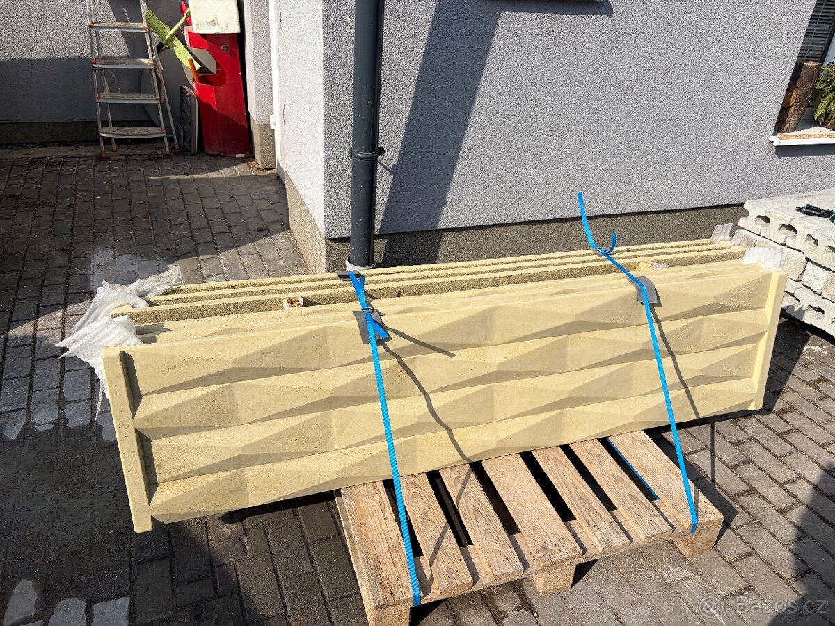 Prodám betonový plot - 9