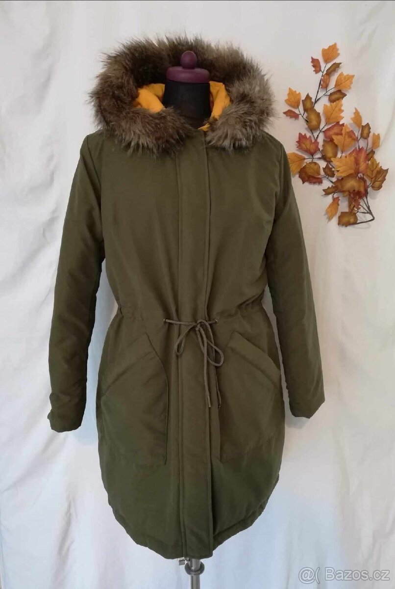 Péřová zimní oboustranná parka nová vel.38/40 - 9