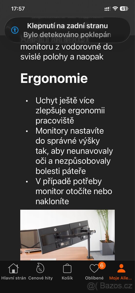 Držák na 2 monitory - 9