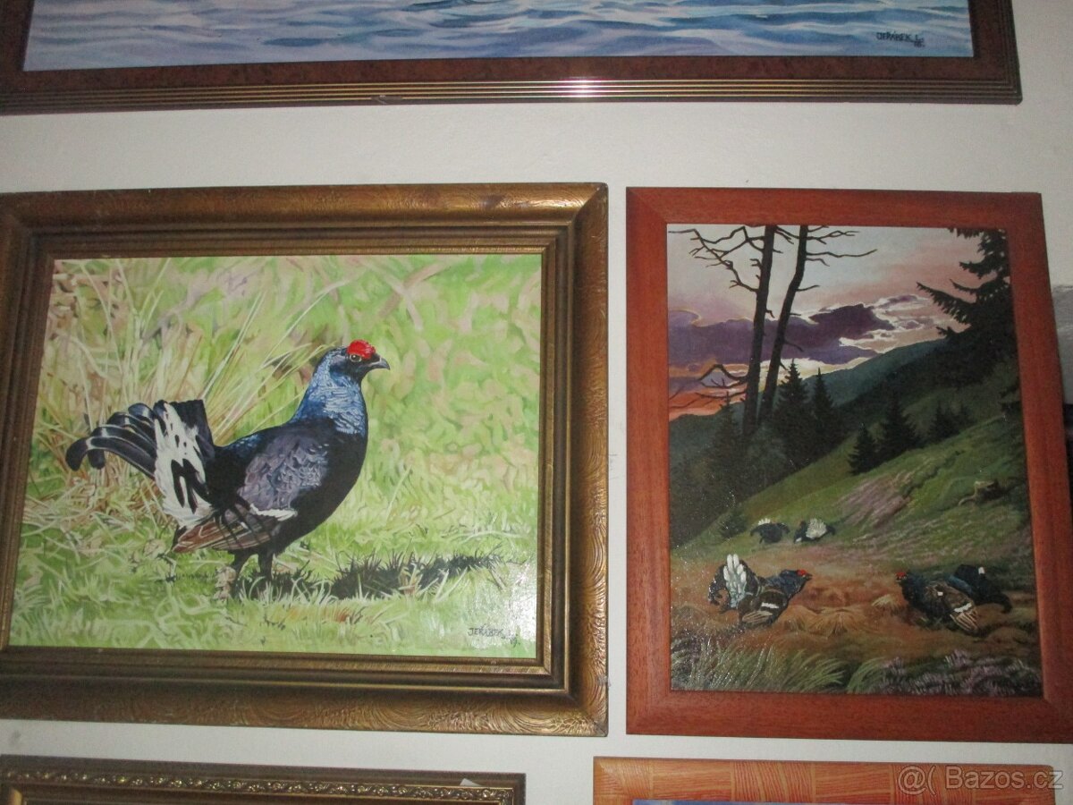 obrazy-olejomalba-kopie starýh mistrú-zátiší-koně atd. - 9