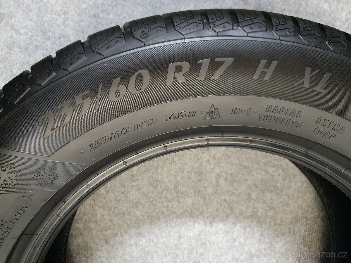 4x ZÁNOVNÍ 235/60 R17 Zimní pneu Matador Nordicca - 9