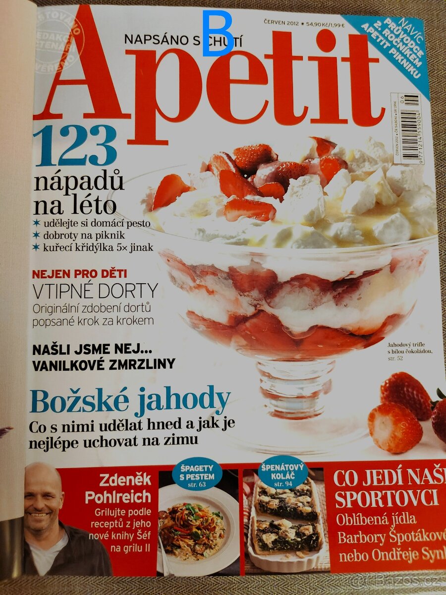 Časopis svázaný 5+5 čísel APETIT 1-5/2012, 6-11/2012 - 9