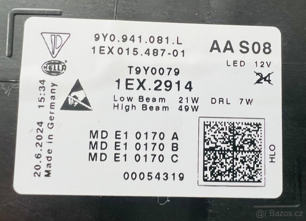 Porsche Cayenne 9Y0 Facelift Full led světlo - 9