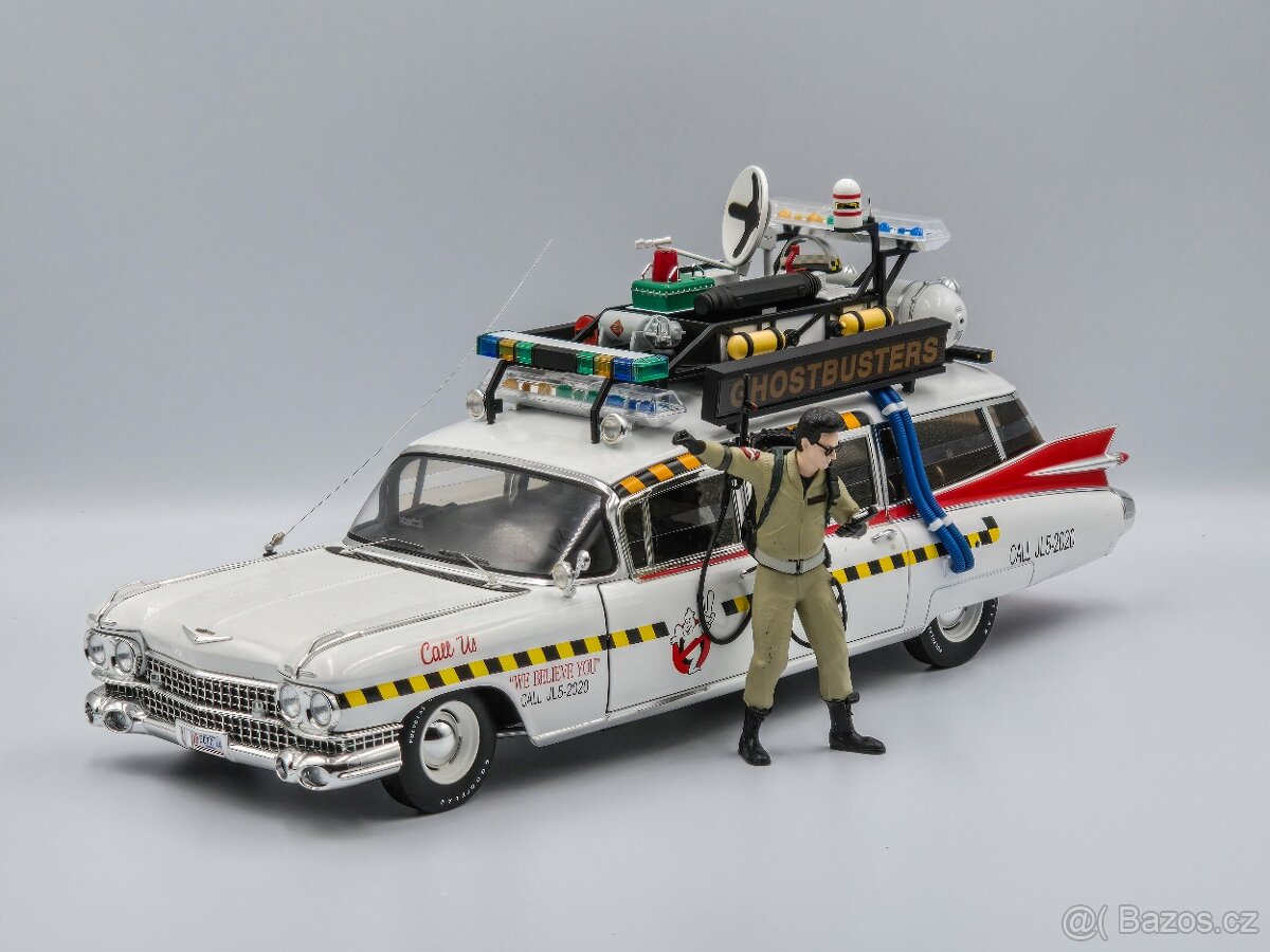 Ghostbusters ECTO 2 1:18 HotWheels ELITE - 9