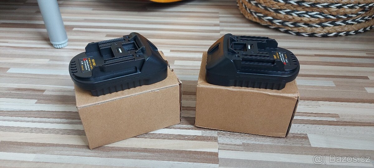 Adaptér-redukce, pro Aku baterii Bosch 18V,nářadí Makita18V. - 9