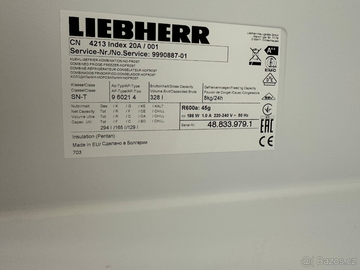 Lednice s mrazákem Liebherr (218) - 9