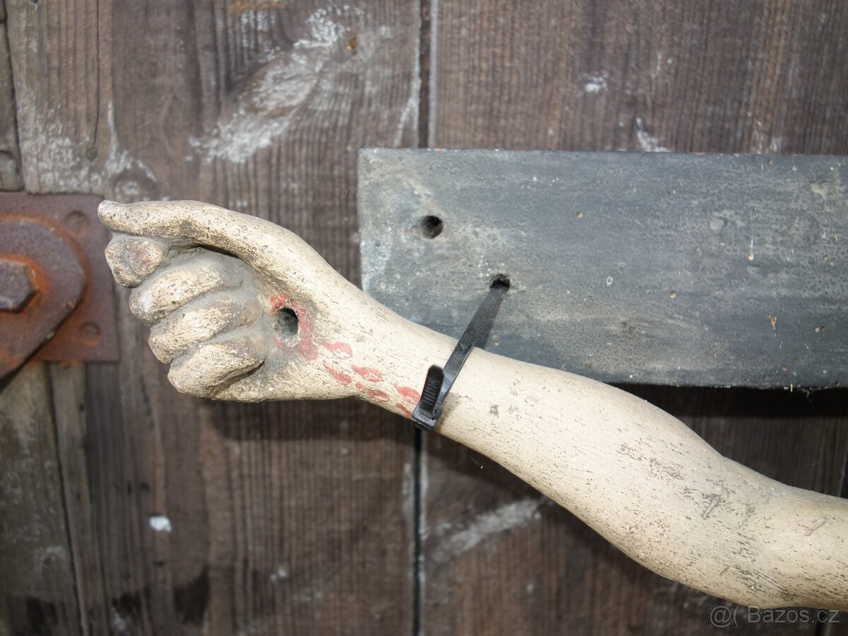 Starý Kristus dřevěný , super model - 9