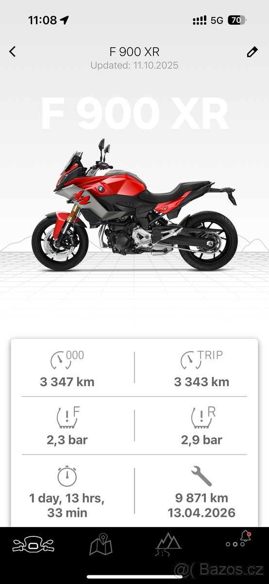 BMW F900XR 35kW záruka 3500km - 9