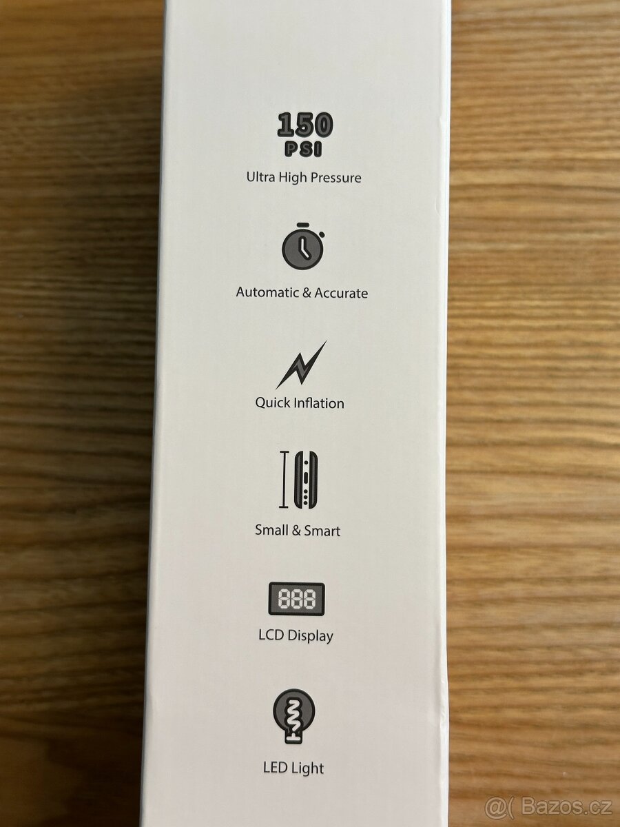 Cycplus A3 elektrická pumpička nabíjecí kompresor, NOVÝ - 9