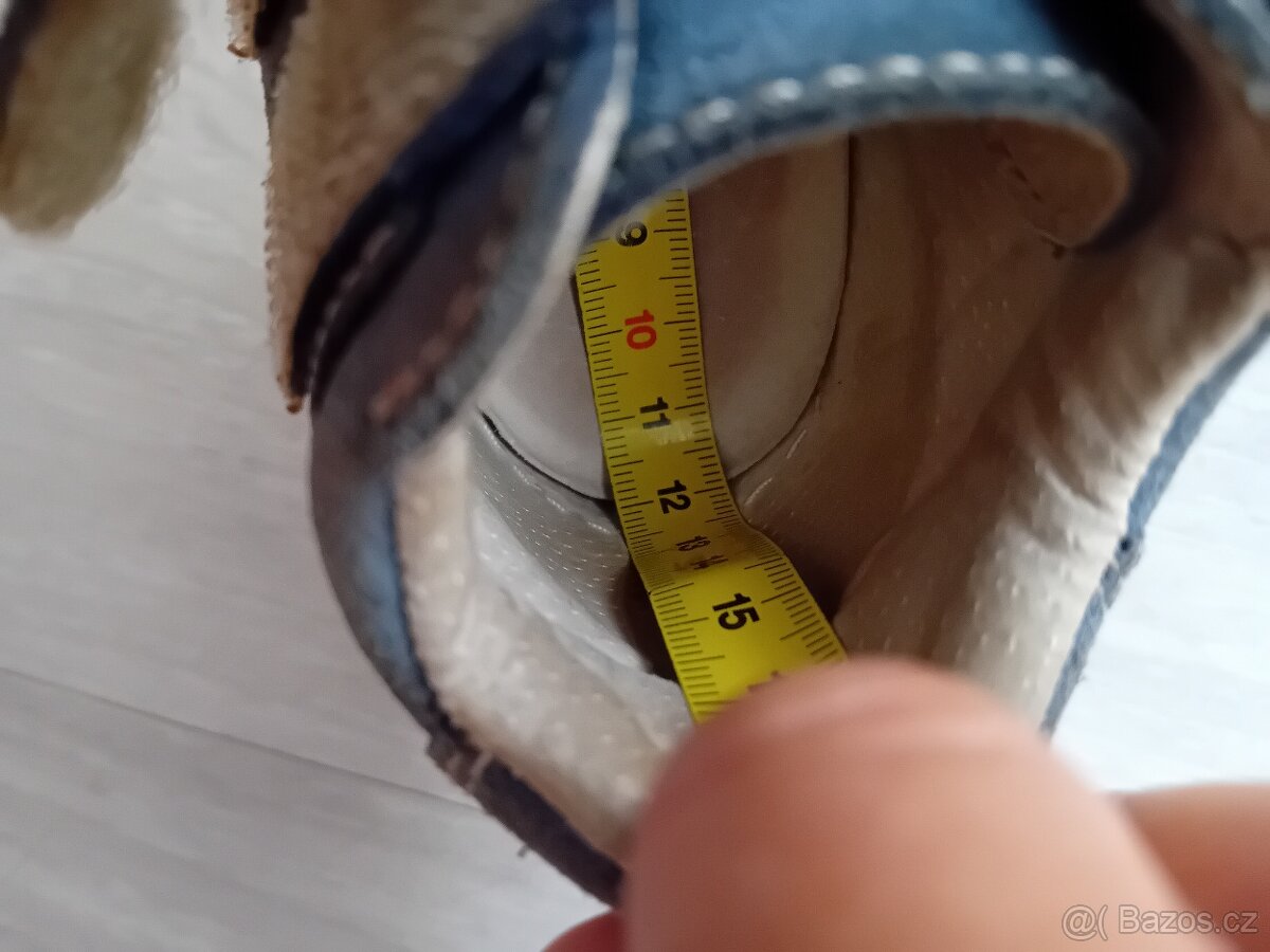 Dětské kožené boty/botičky vel. 19 - 9