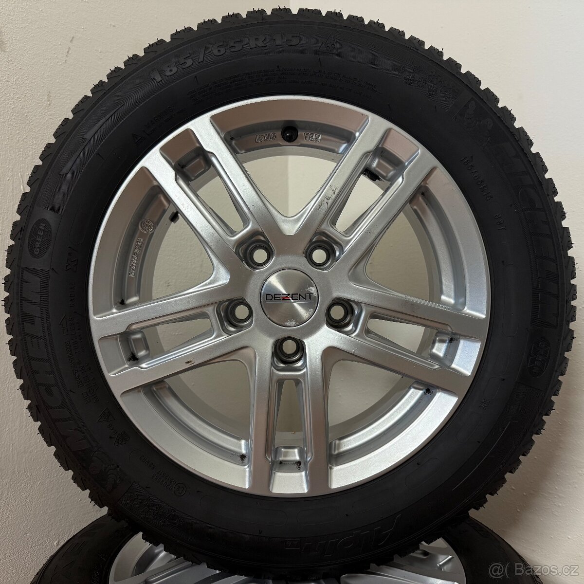 AUDI A4 B5 5x112 R15 ET43+ZIMNÍ 185/65R15 6,5mm - 9