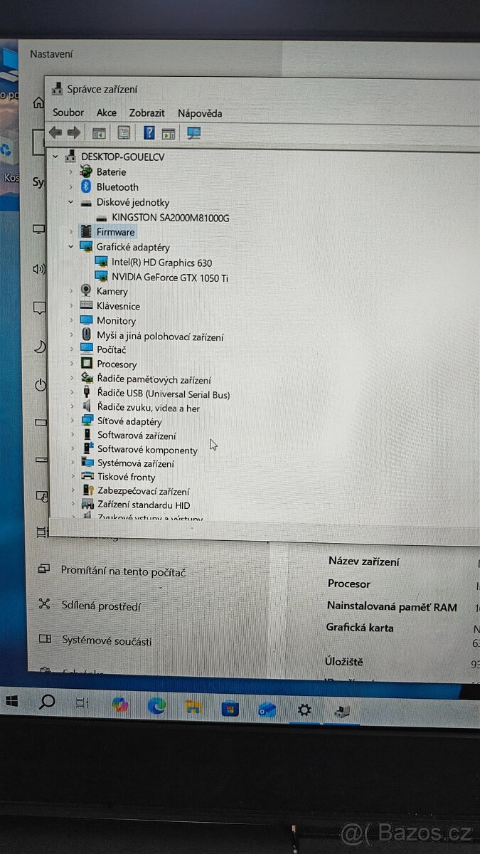 Prodám Notebook Dell - 9