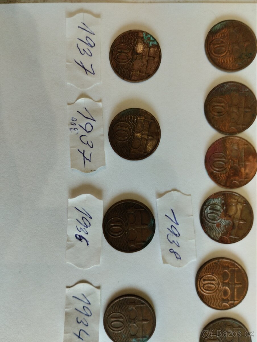 Staré mince 1 - 9