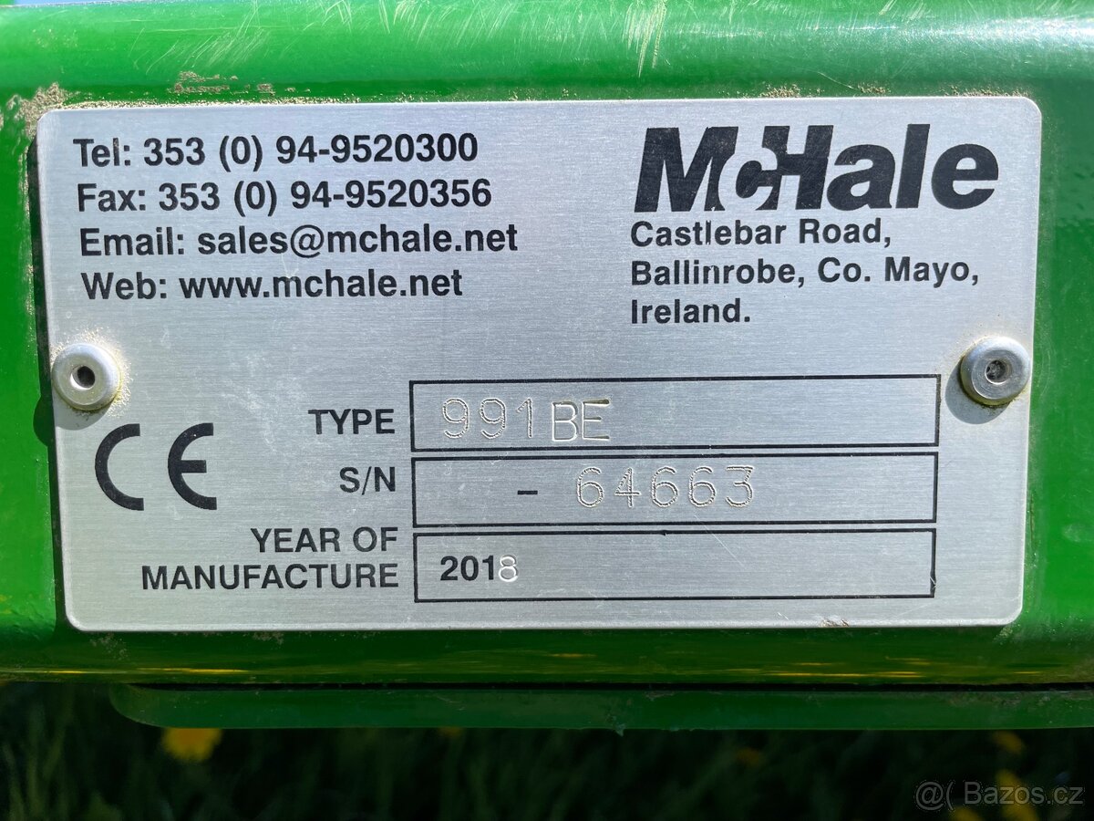 McHale 991 BE Ovíječka balíků (balička senáže) - 9